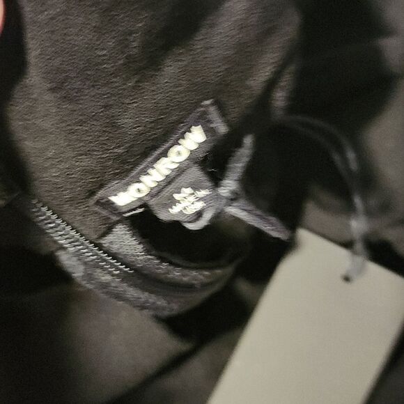 Monrow Women's Black Draped crepe jumpsuit medium new with tags - Picture 8 of 9